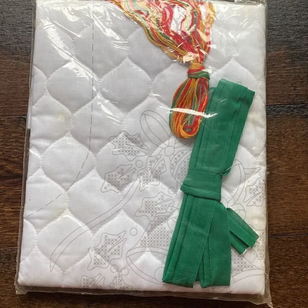 Vintage NOS Janlynn Christmas cross stitch stocking bells‎ 50-825 kit